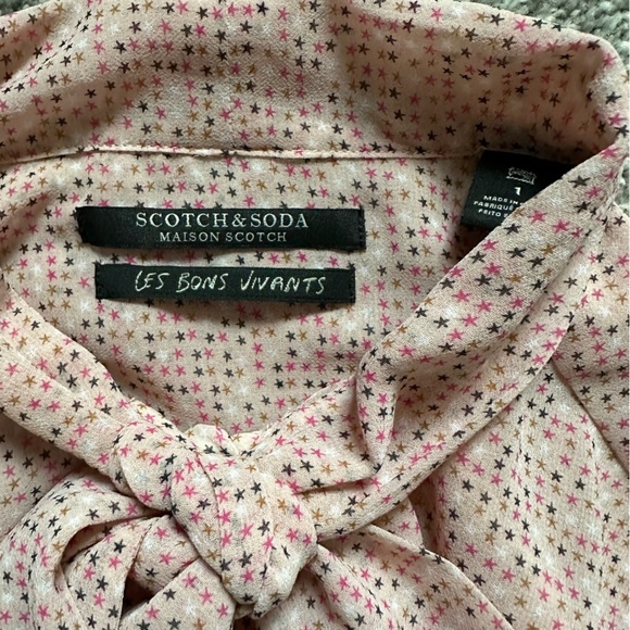 SCOTCH & SODA bow tie blouse - Picture 3 of 5